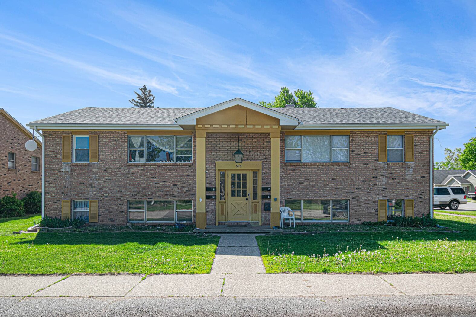 Exterior view of the residential complex