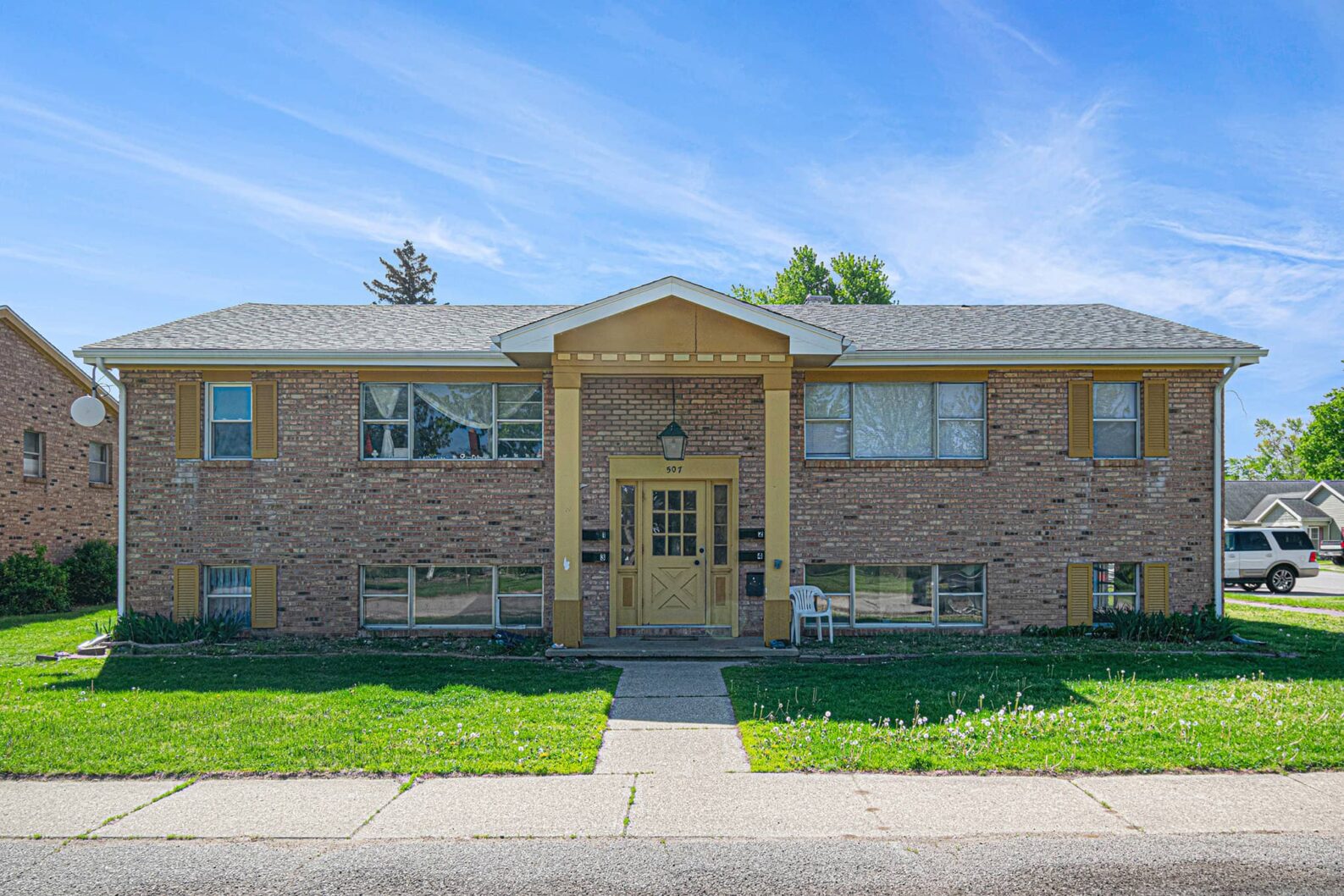 Exterior view of the residential complex